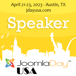 Speaker at JoomlaDay USA 2023